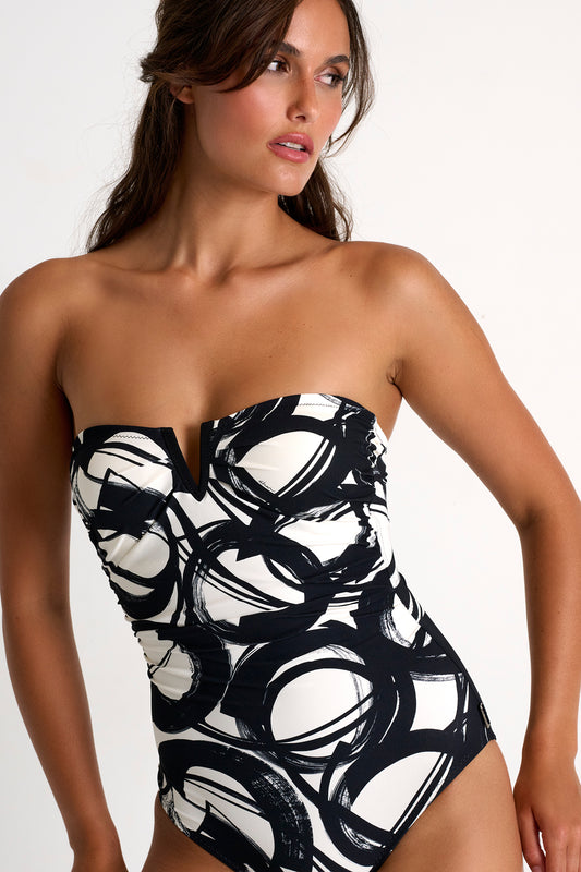 Shan Luna Classic Bandeau Swimsuit