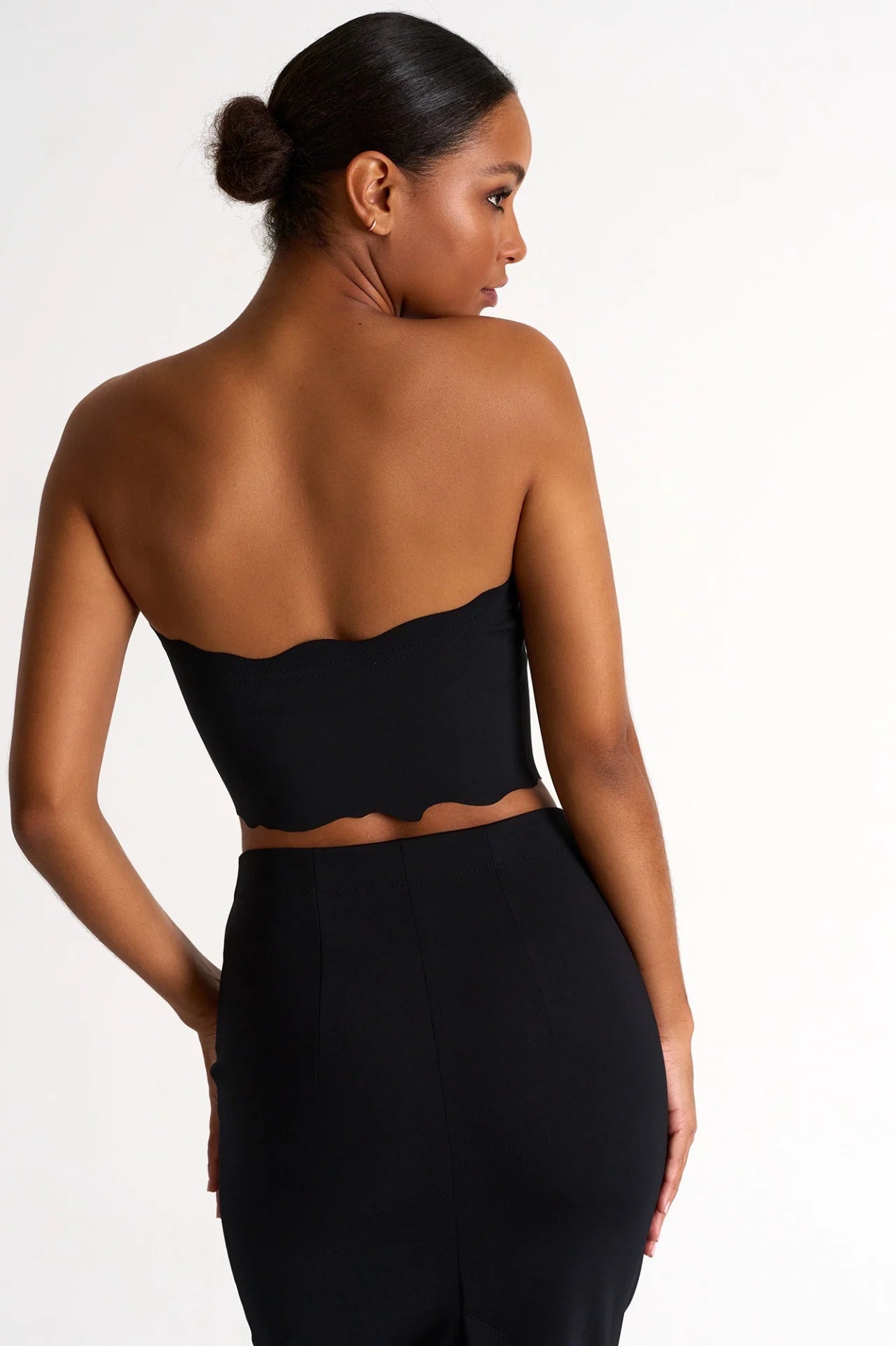 Shan Scalloped Bandeau Top