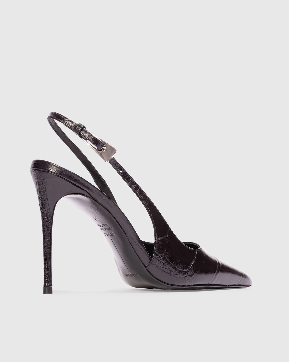 Black Suede Studio Slingback
