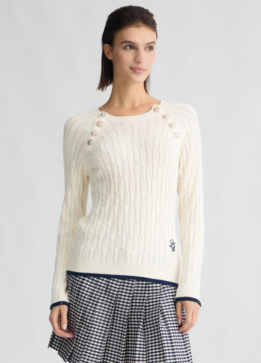Liu Jo Cable Knit Sweater
