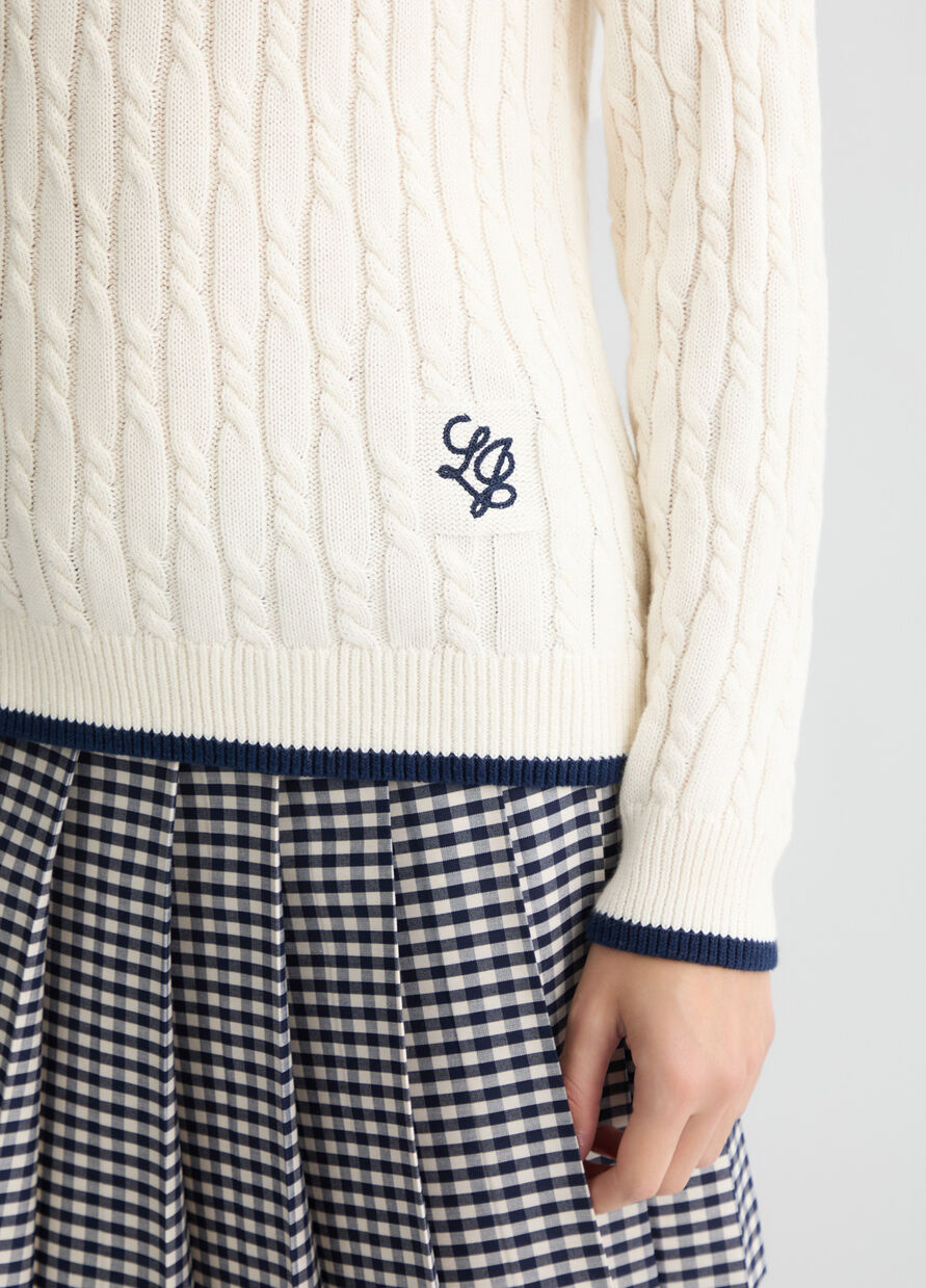 Liu Jo Cable Knit Sweater