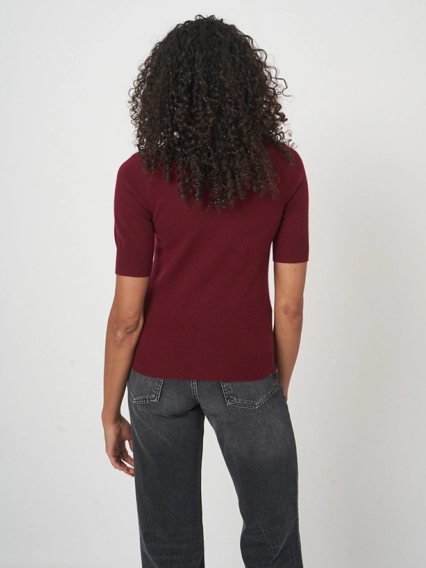 Repeat Short Sleeve Cashmere Sweater