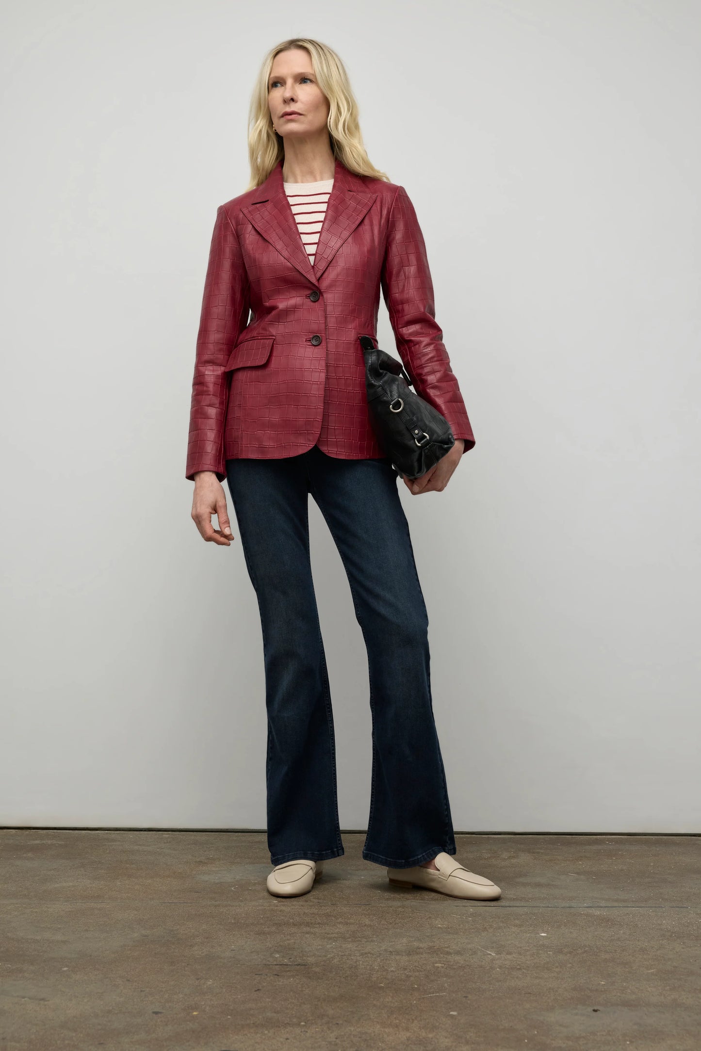 Iris Setlakwe Croco Jacket