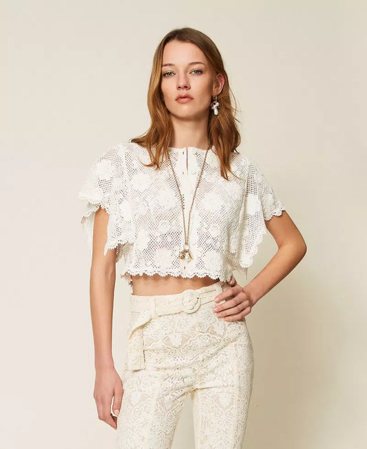 Twinset Floral Knit Jacket