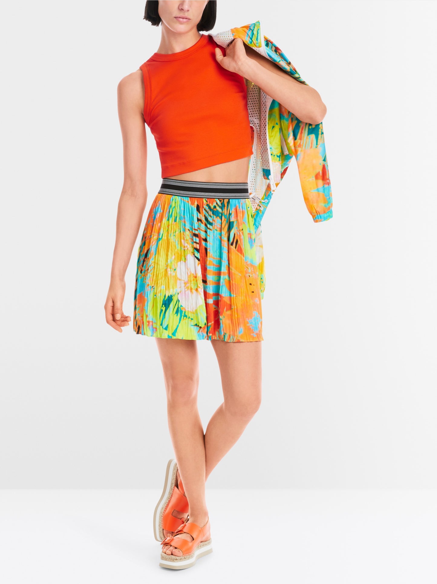 Marc Cain Sports Crop Cotton Top