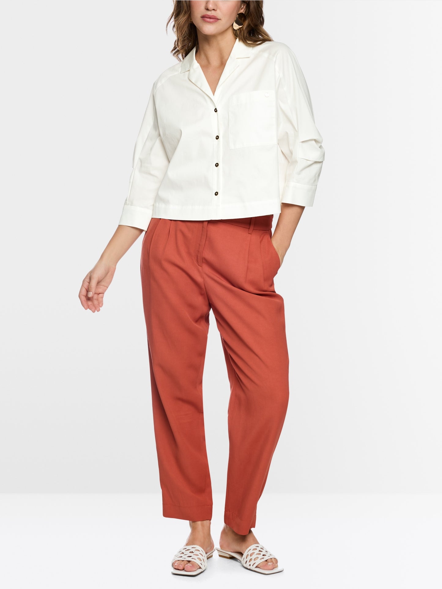 Marc Cain Casual Crop Blouse