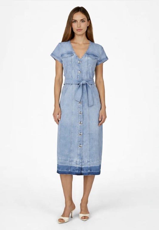 Marc Aurel Button Up Denim Dress