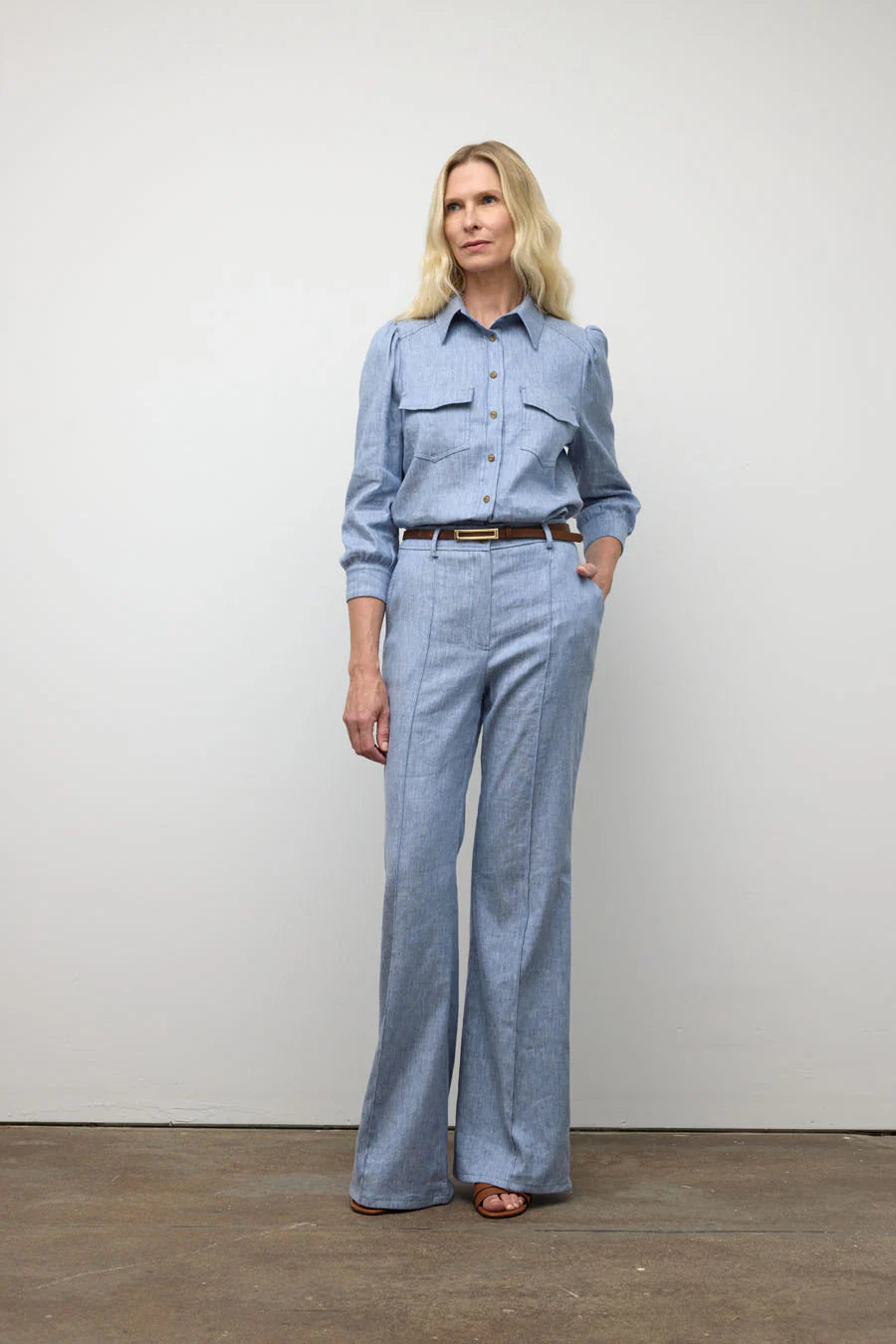 Iris Setlakwe Wide Fit Denim Pant