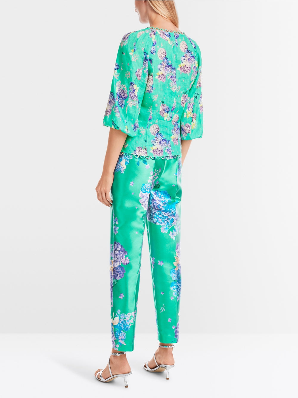 Marc Cain Fitted Linen Blouse