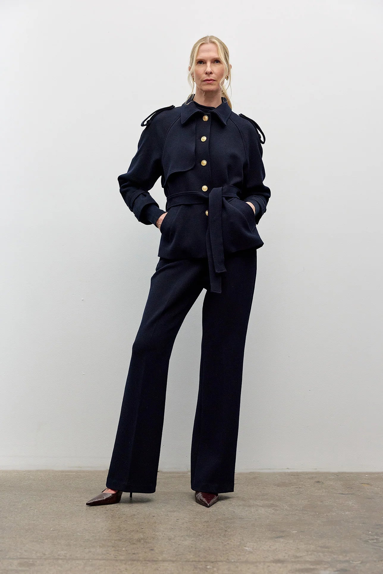Iris Setlakwe Fit & Flare Trouser