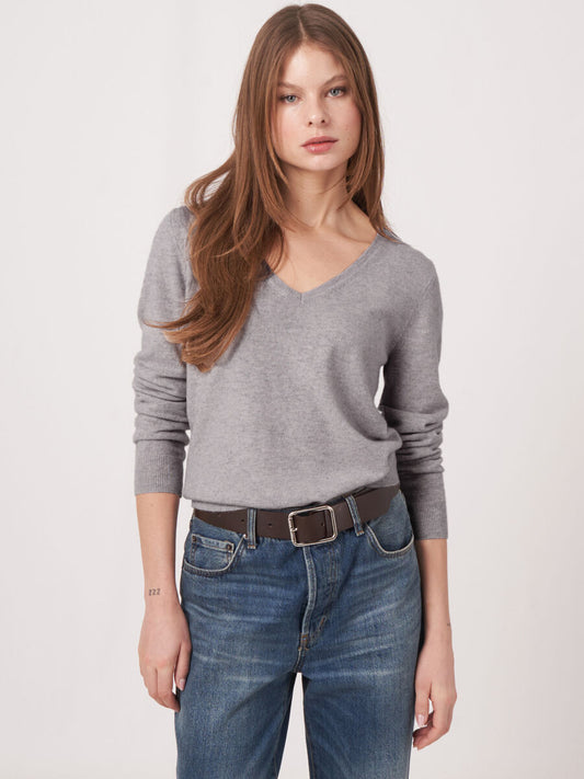 Repeat Cashmere V-Neck Sweater