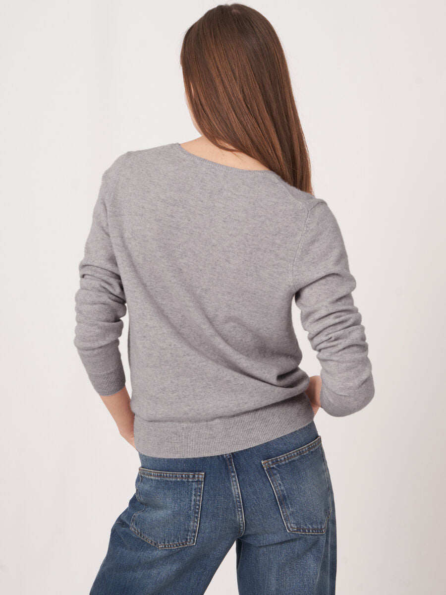 Repeat Cashmere V-Neck Sweater