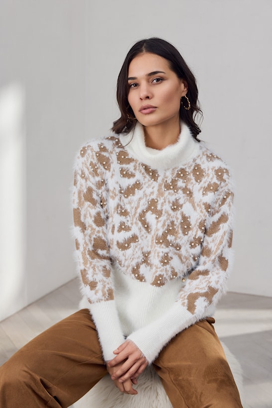 Micha Sweater with Pearls