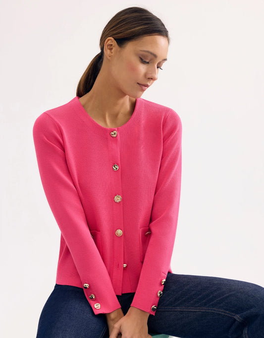 L&U Cardigan with Jewel Buttons