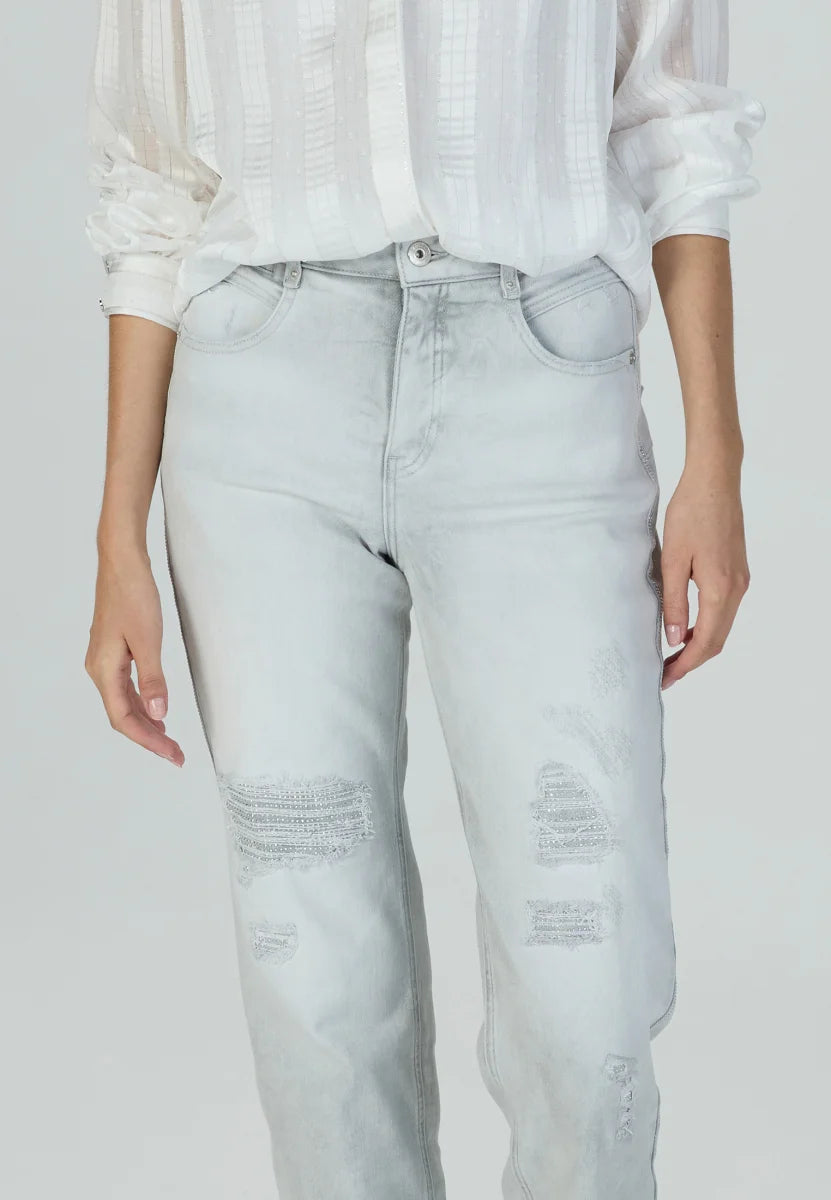 Marc Aurel Jewelled Jean