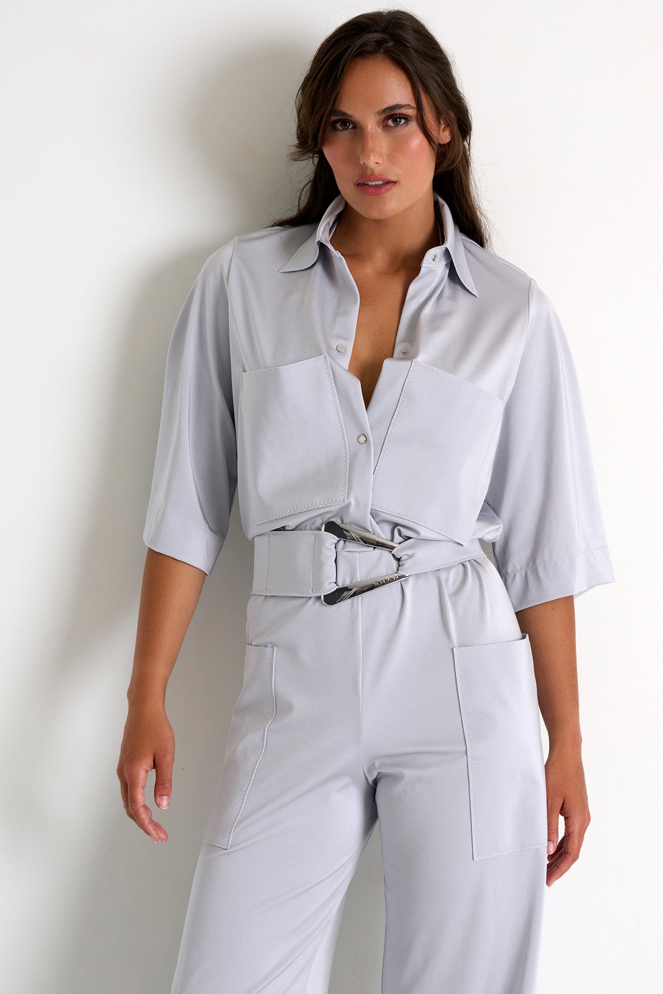 Shan Chrome Jumpsuit