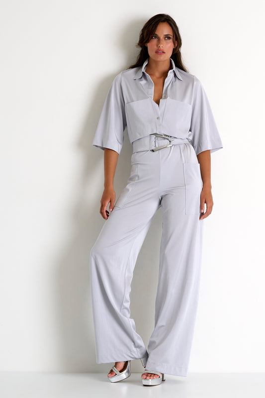Shan Chrome Jumpsuit