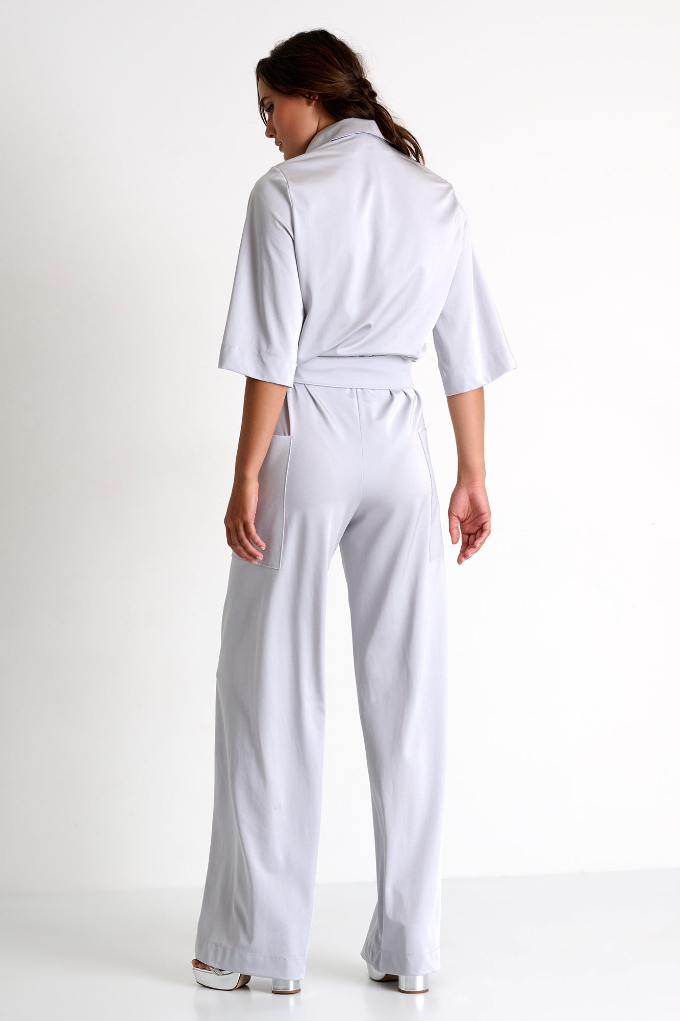 Shan Chrome Jumpsuit