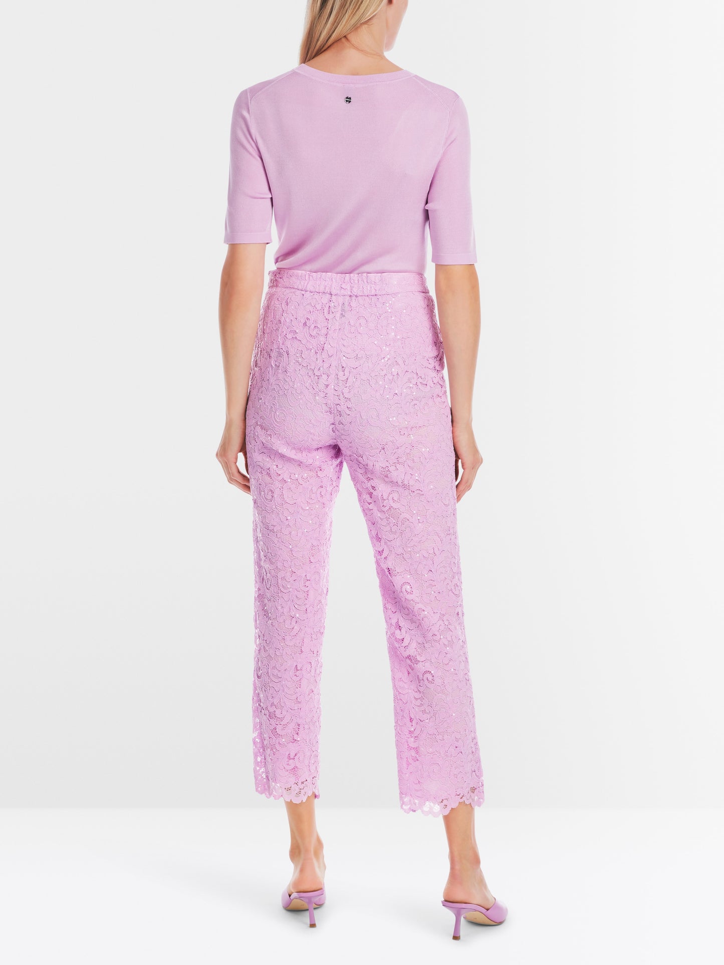 Marc Cain FRIA Cropped Lace Trousers