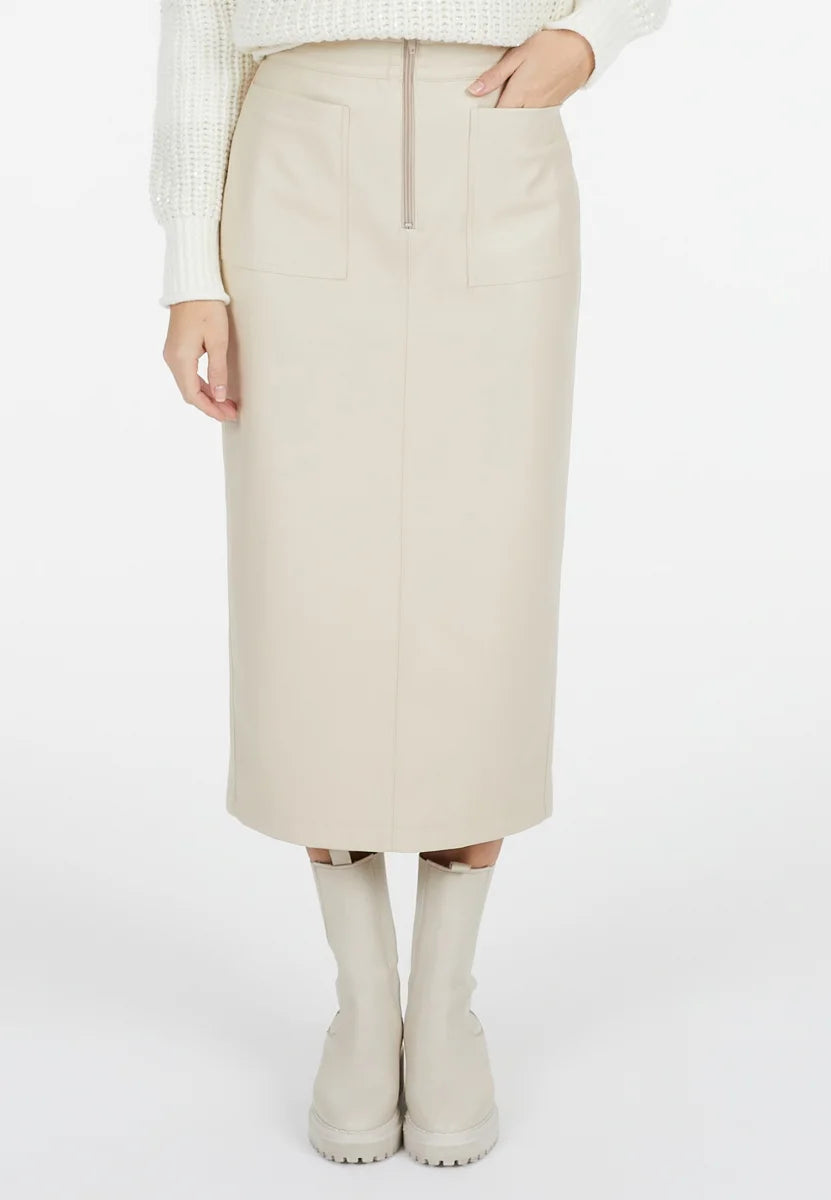 Marc Aurel Leather Look Skirt