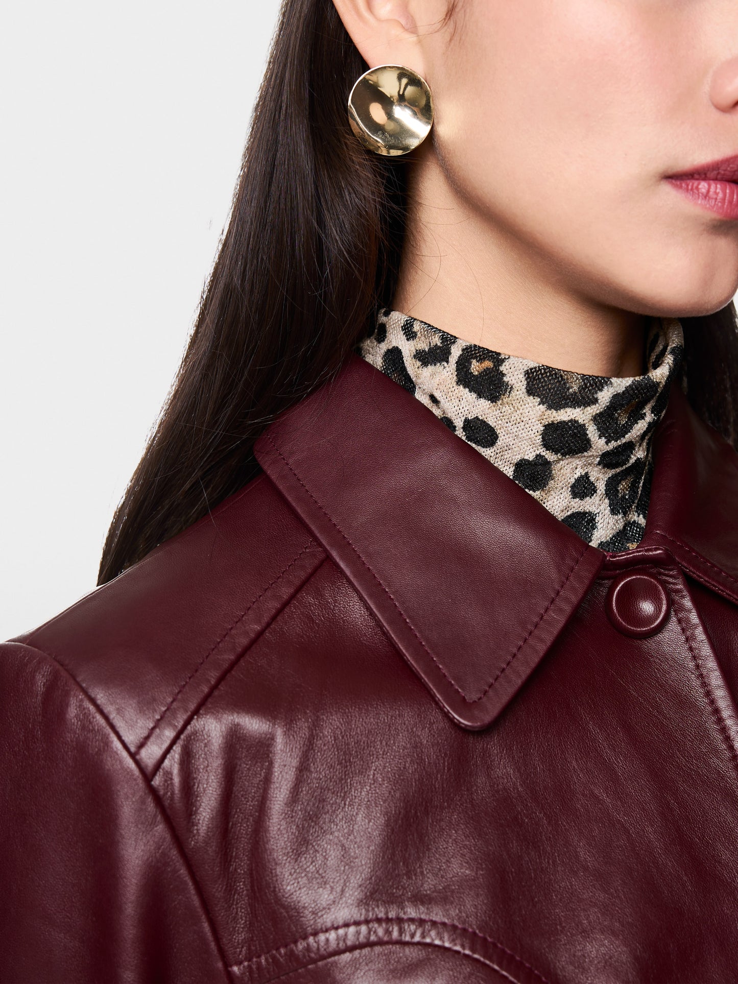 Marc Cain Leather Jacket