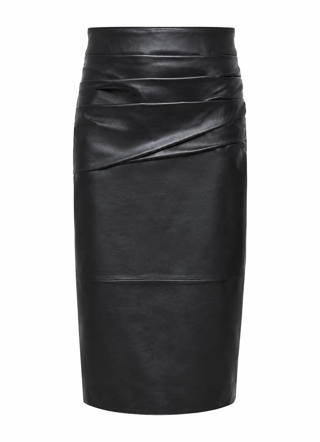 Iris Setlakwe Draped Leather Skirt