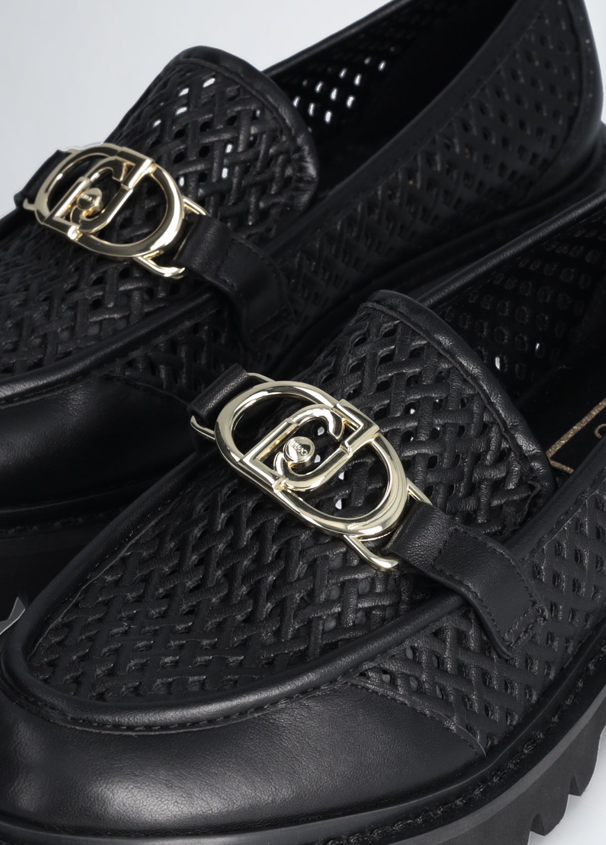 Liu Joe Openwork Leather Loafter