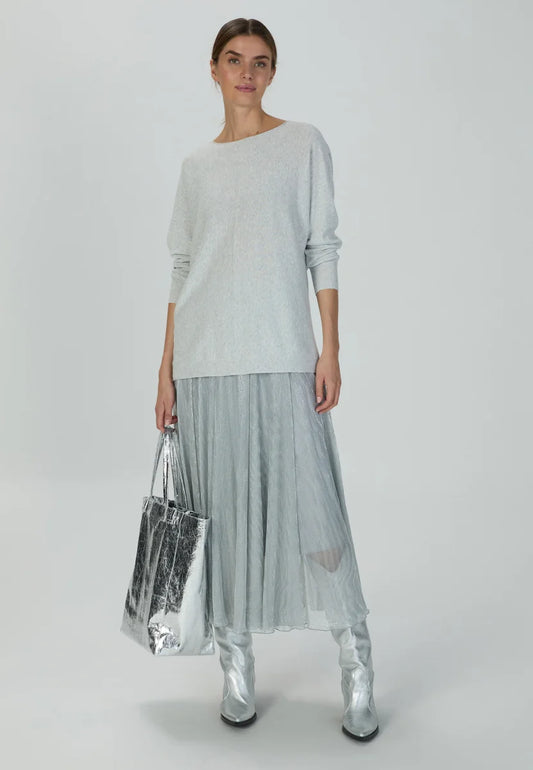 Marc Aurel Lurex Maxi Skirt