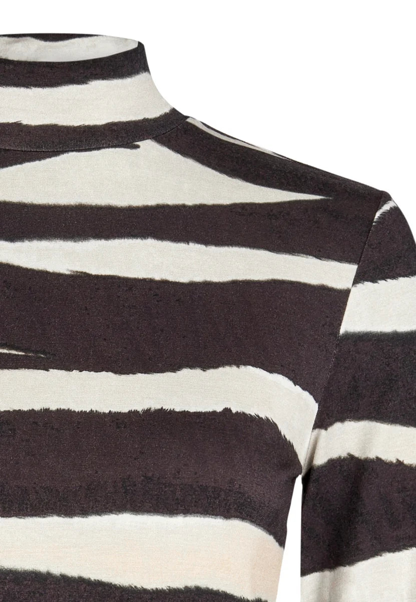 Marc Aurel Top with Animal Print