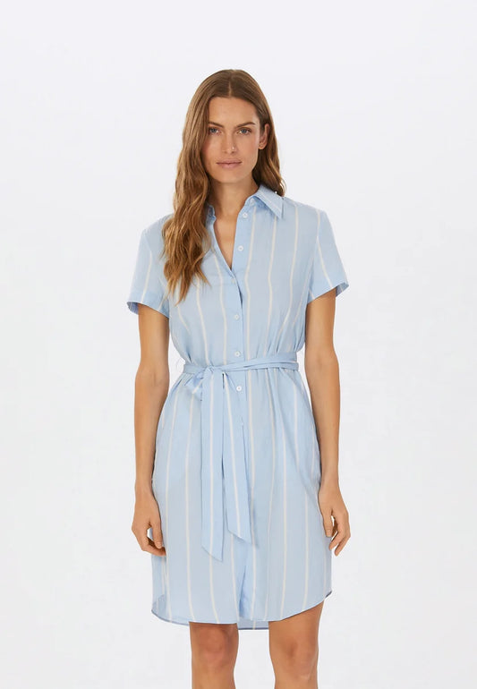 Marc Aurel Stripe Shirt Dress