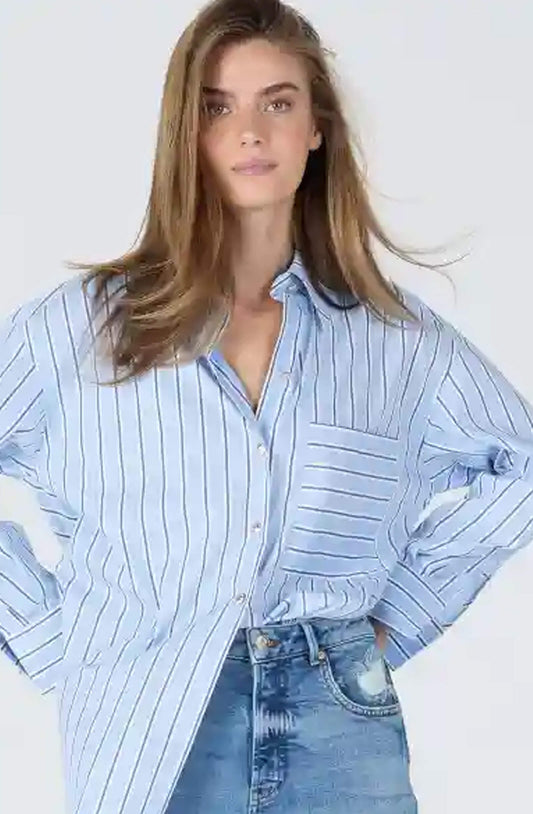 Marc Aurel Pinstripe Shirt