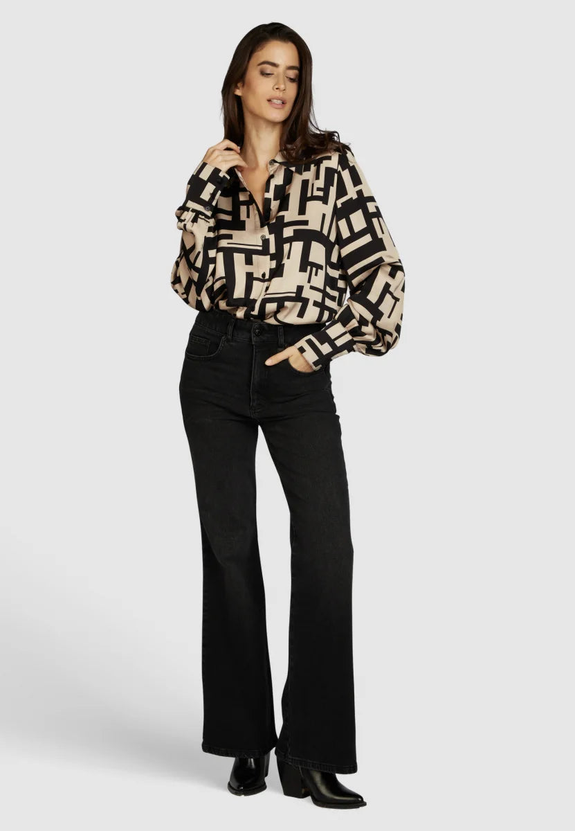 Marc Aurel Graphic Blouse