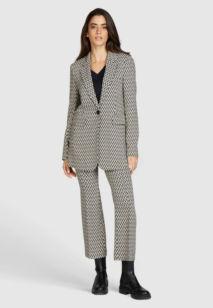 Marc Aurel Long Zig Zag Blazer