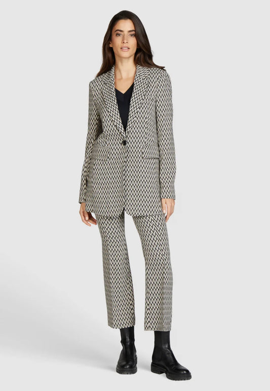 Marc Aurel Long Zig Zag Blazer