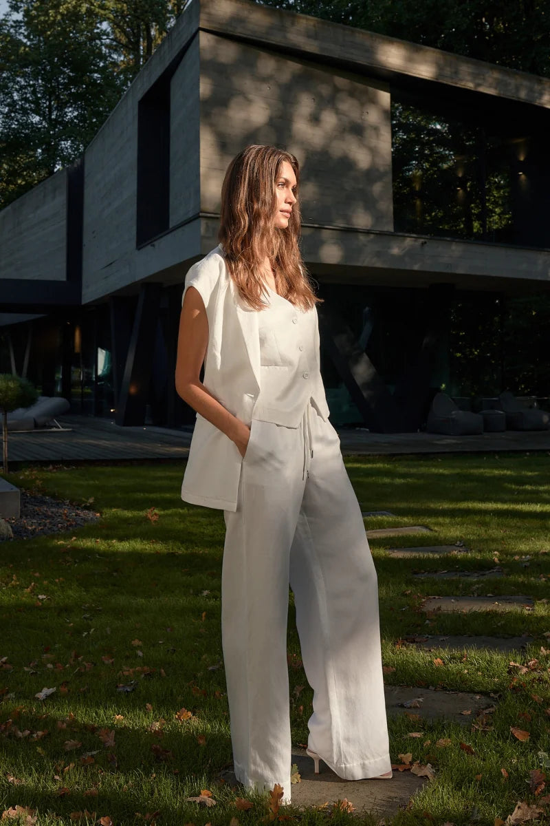 Marc Aurel Linen Pant