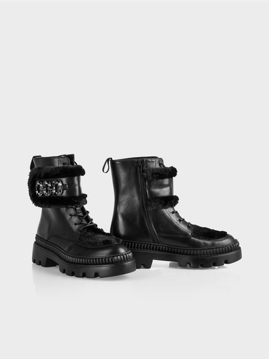 Marc Cain Fur Combat Boot