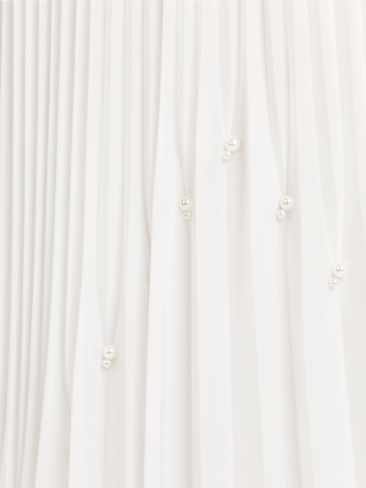 Marc Cain Pleated Skirt with Pearls