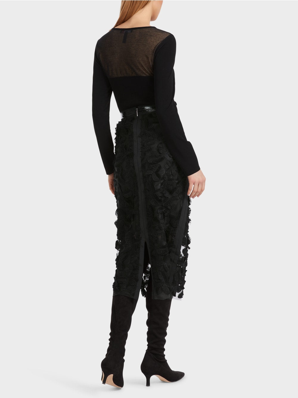 Marc Cain Elegant Midi Skirt