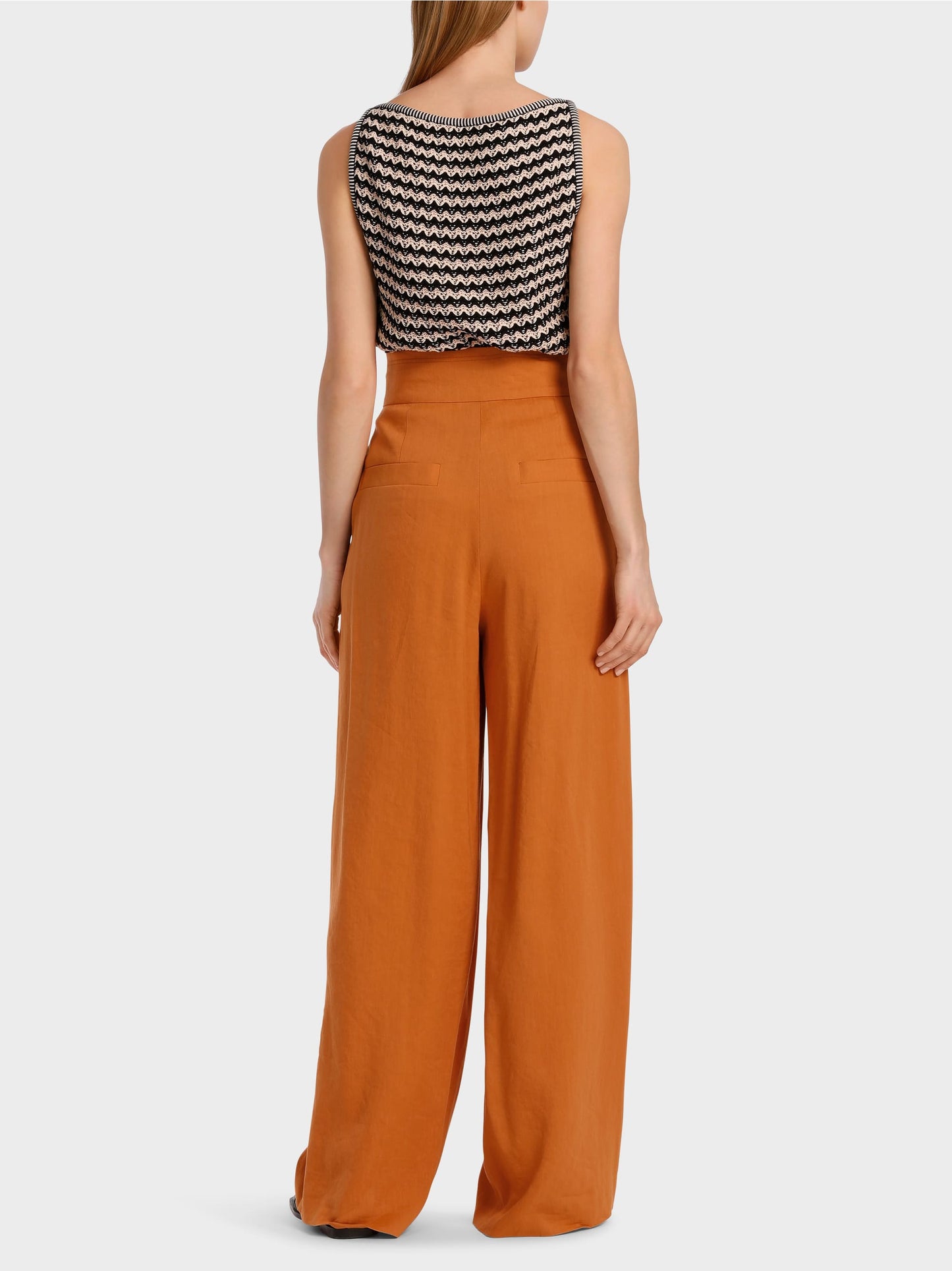 Marc Cain Wide Leg Belted Pant