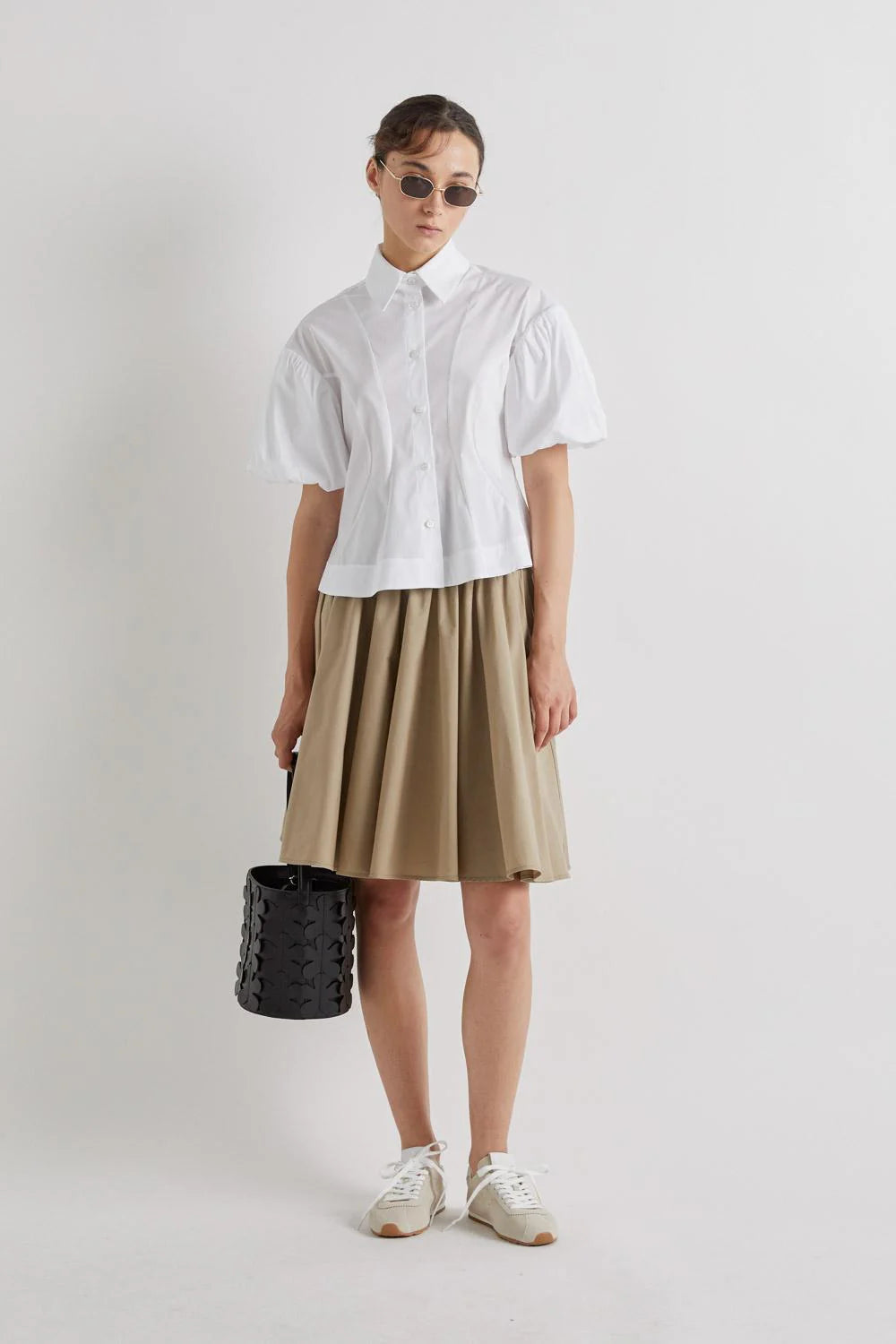Meimeij Ballon Sleeve Blouse