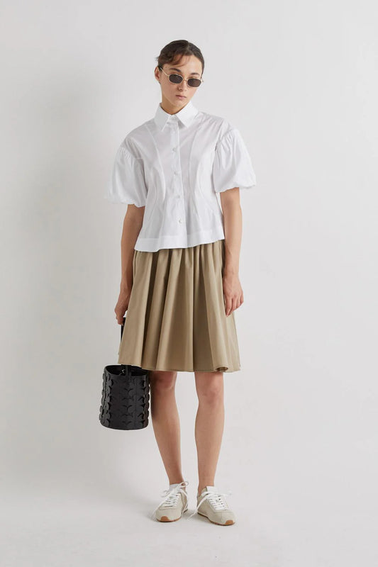 Meimeij Ballon Sleeve Blouse
