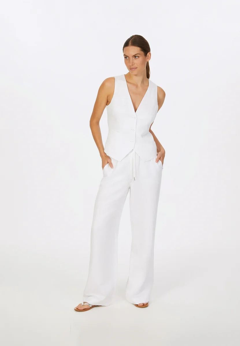 Marc Aurel Linen Vest