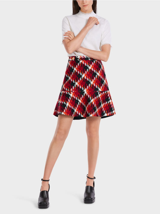 Marc Cain Tweed Mini Skirt