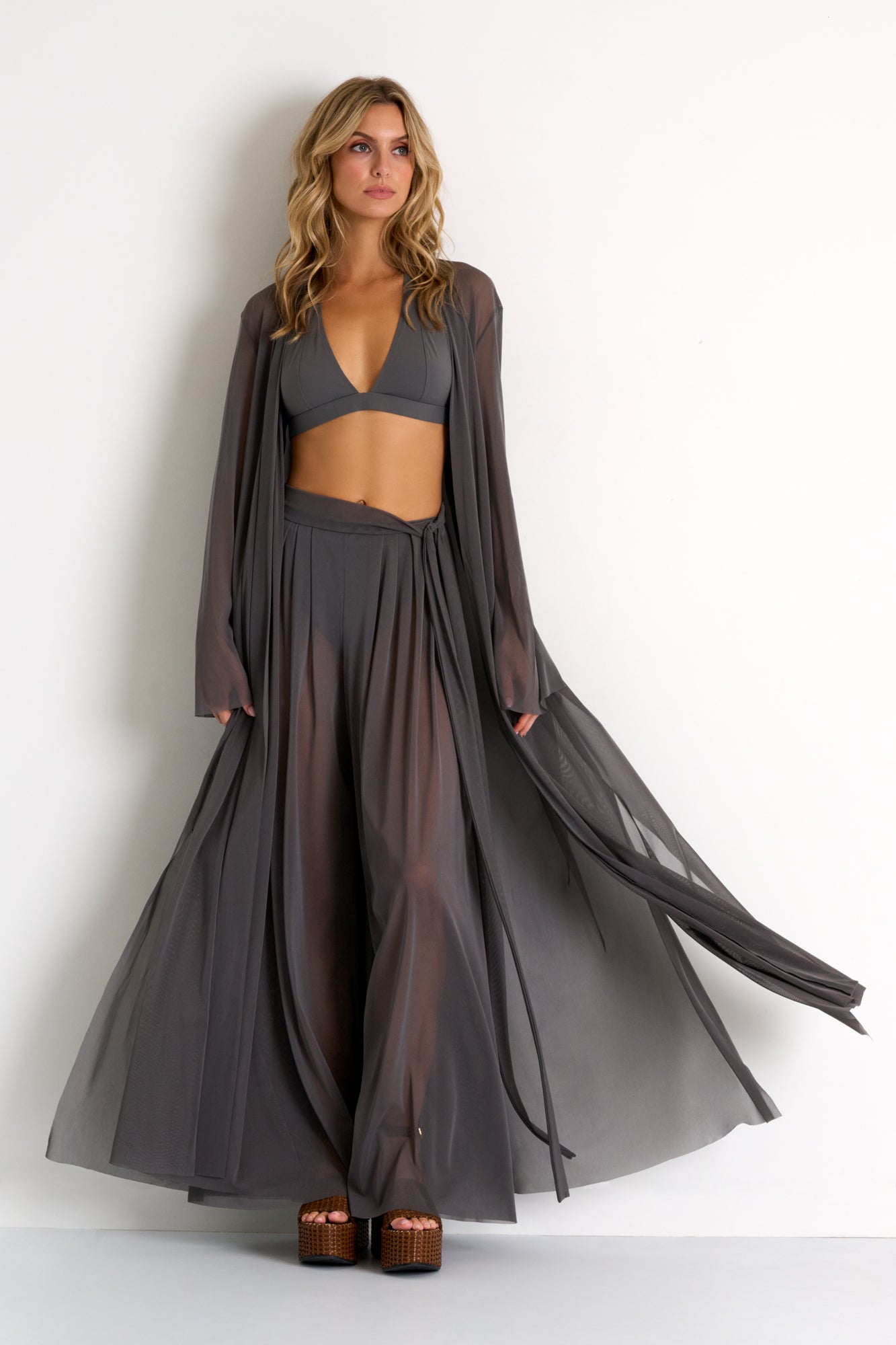 Shan Mesh Pant with Tie