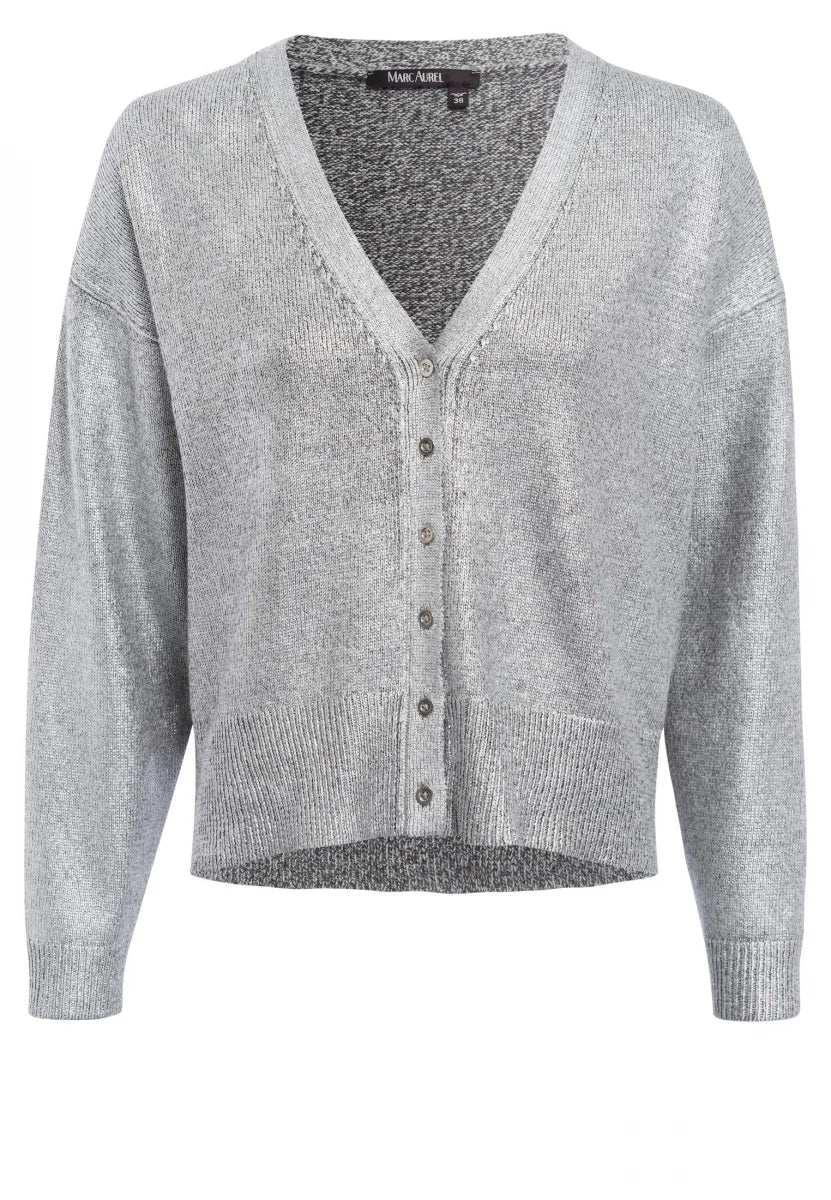Marc Aurel Metallic Cardigan