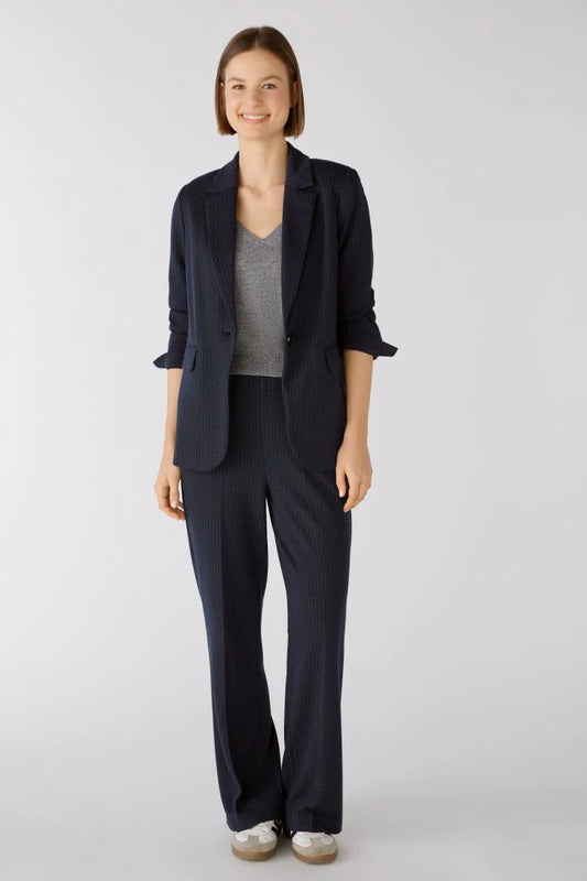 Oui Pinstripe Blazer