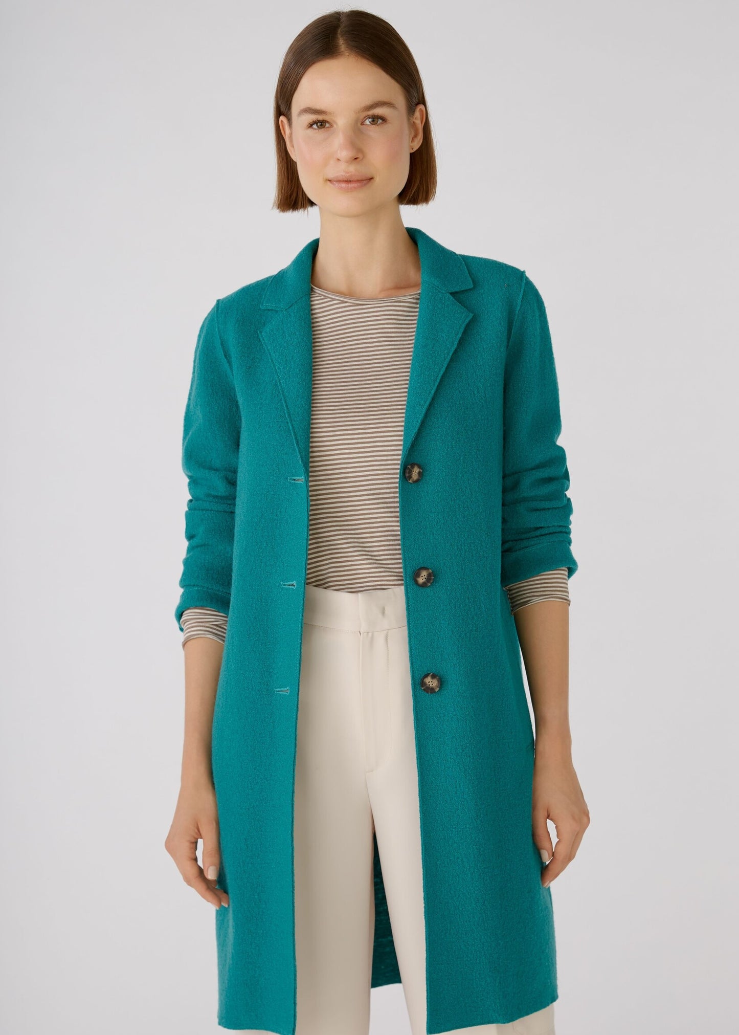 Oui Light Weight Wool Coat