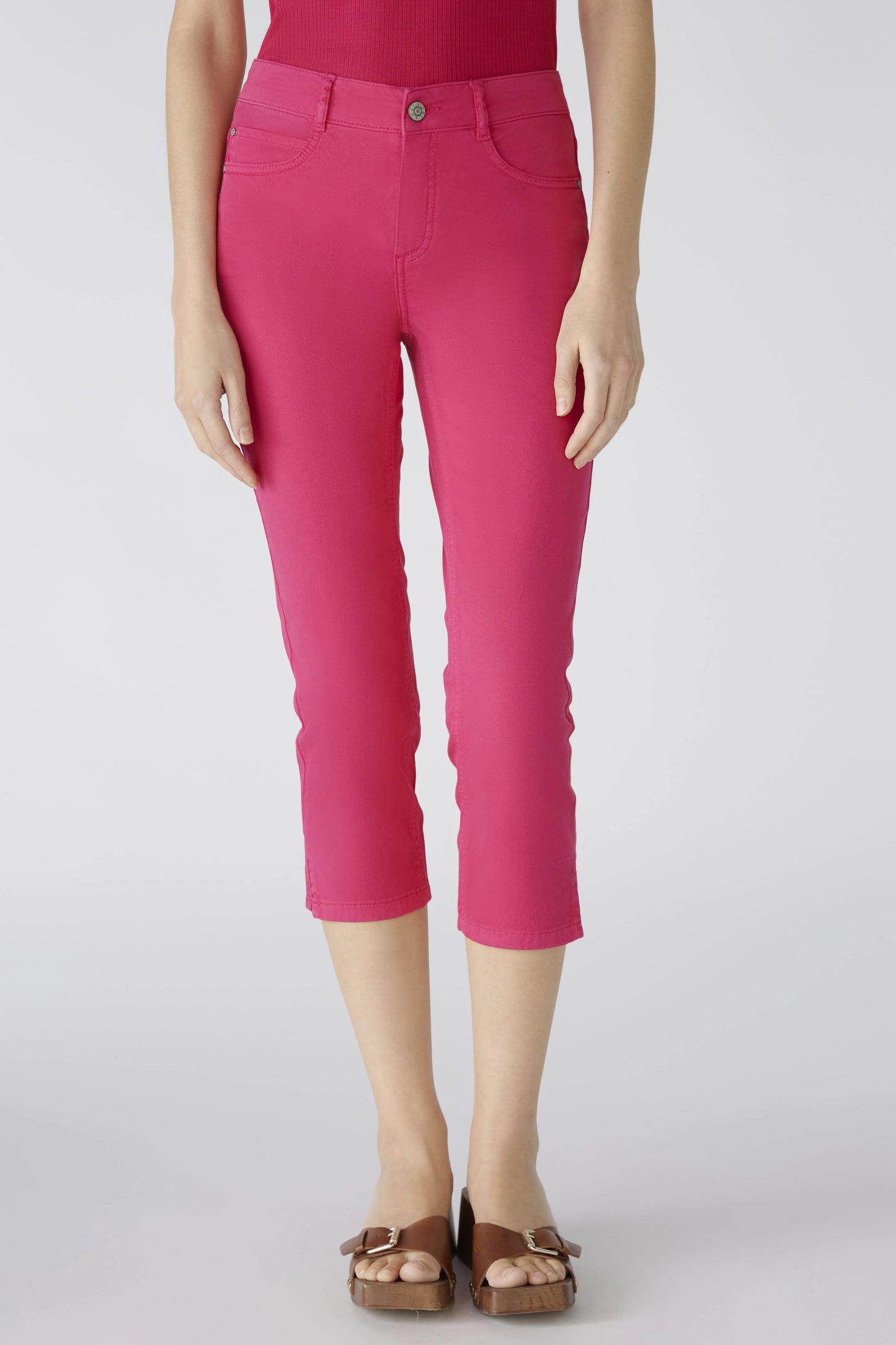 Oui Slim Fit Capri Jean