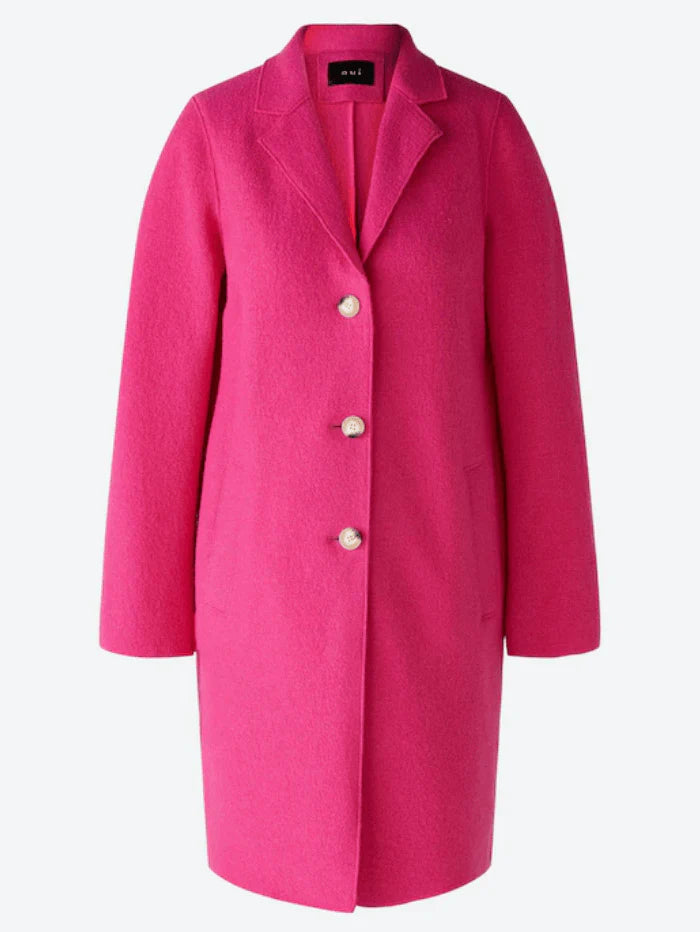 Oui Light Weight Wool Coat