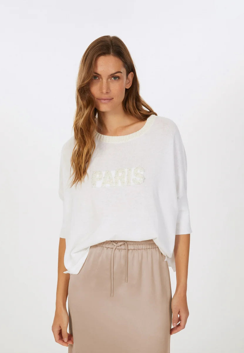 Marc Aurel Pairs Sweater with Beads